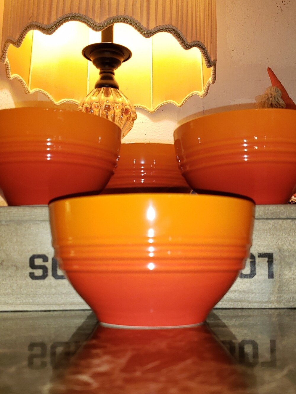 Le Creuset Ombre Orange Stoneware Bowls
